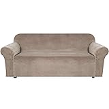 H.VERSAILTEX Stretch-Samt-Sofabezüge, groß, Sofa-Schonbezüge,...