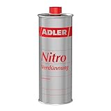 Nitro-Verdünnung 1 Liter Aromatenfrei - Hochwertiger Nitroverdünner,...