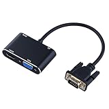 FUANA USB 3.0 auf HDMI VGA Audio Video Konverter Adapter - 1080P 4K...