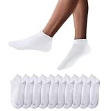 YouShow Sneaker Socken Herren Damen 10 Paar Kurze Halbsocken Quarter...