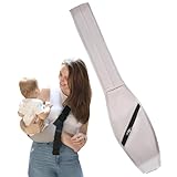 Monozoz Baby-Tragetuch für Kleinkinder | Bequeme Babytrage mit Hüftsitz |...