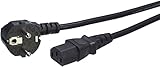 Amazon Basics Netzkabel - 4,6 m , Schwarz