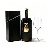 Weinkühler mit Kühlmanschette & Beleuchtung - doppelwandiger...