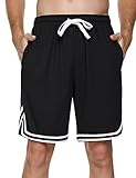 Litherday Shorts Herren Sportshorts Kurz Hosen Streifen Jogginghose Sommer...