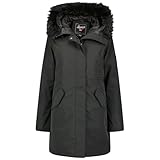 Geographical Norway Damen Basiline Lady Damenparka, Noir, 42