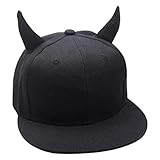 1pc Horn Baseball Cap Baseball Cap Männer Frauen Hörner Hip-Hop Hut...