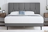 Yocreat Polsterbett 140 x 200 cm Bettgestell Doppelbett Bettrahmen mit...