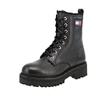 Tommy Hilfiger TJW URBAN BOOT TUMBLED LTR WL Schuhe Damen, Schwarz und...