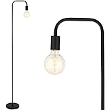 BBHome Retro Stehlampe Gebogen, Minimalistische Metall Stehlampe mit...