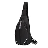 WATERFLY Anti-Diebstahl Sling Bag für Damen und Herren Brusttasche Hippie...