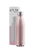 FLSK Das Original New Edition Edelstahl Trinkflasche • Kohlensäure...