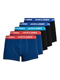 Jack & Jones Herren JacLee Trunks 5 Pack Boxershorts, Blau (Surf The Web...