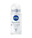 NIVEA Original Care Deo Roll-On (50 ml), pflegendes Anti-Transpirant mit...