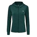 donhobo Damen Sportjacke Laufjacke Langärmlig Leicht Atmungsaktiv Full Zip...