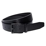 Nike Perforierter wendbarer Gürtel für Herren, Schwarz CF-Textur/Schwarz,...