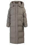 APART Fashion Damen Lange Winterjacke, Outdoorjacke mit Kapuze, wadenlanger...