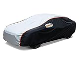 Sailnovo 10-Schichten Autoabdeckung Wasserdicht, Vollgarage Autoplane für...