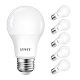 LVWIT LED E27 Birne 60W Kaltweiß 6500K, ultrahell 806 lm, matte LED Lampe...
