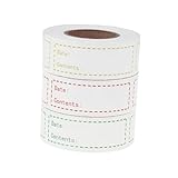 jojofuny Küchen Lebensmittel Datum Aufkleber Selbstklebend Papier...