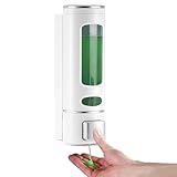 GKSCXEXE Seifenspender Wand, 400ML Seifenspender Wandbefestigung Ohne...