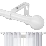 Gardinenstange, 71-157cm Gardinenstange mit Verstellbare Halterungen aus...