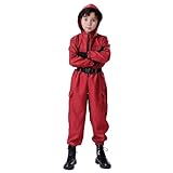 SpirWoRchlan Squids Game Costume Kids Adult Game Guard Costume Adults Fancy...