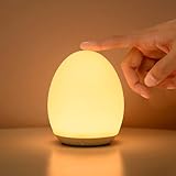 sympa Nachtlicht Kinder, Baby Stilllicht Dimmbar mit 8 Farbwechsel