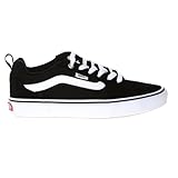 Vans Filmore Herren Sneaker, Black White Suede Canvas, 43 EU