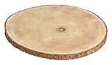 Meinposten Holzbrett Baumscheibe Holz Brett Tischdeko Tablett Deko...