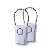 EUROtops Elektronischer Türgriffalarm – 2er-Set, Tür- und Fenster-Alarm...