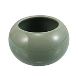 TOYANDONA Kleiner Runder Keramik Blumentopf für Hydroponik Pflanzen...
