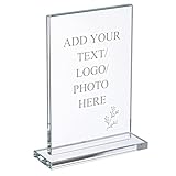 Wanapix | Personalisierte Trophäe mit Name/Text | Graviertem Glas...