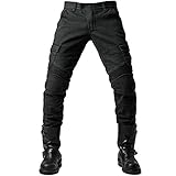 GEBIN Herren Motorradhose, Motorrad Jeans Biker Trousers, Sportliche...