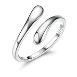 Diamday 925 Sterling Silber Ringe Offen Verstellbar Silber Eheringe 925...