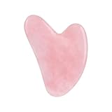 CHOUDHARY ACUPRESSURE Rosenquarz Gua Sha Authentischer Rosenquarzkristall...