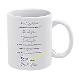 Kaffeetasse mit Aufschrift 'Thank You', Geschenkidee, Teetasse,...