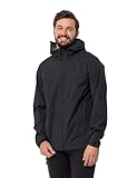 Jack Wolfskin Herren ELSBERG 2.5L JKT M Wetterschutzjacke, Black, L