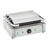 Royal Catering RCKG-2200-G Kontaktgrill Elektrogrill Panini Grill (2200 W,...