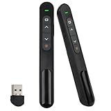 Wireless Presenter Pointer 100M, Powerpoint Pointer mit USB Bluetooth,...