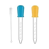 Pipette, 2 Stück 5ml Silikon Kunststoff Pipetten, Liquid Dropper,...