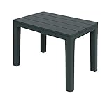 Spetebo Garten Beistelltisch in anthrazit - 60x39x45 cm - Kunststoff...