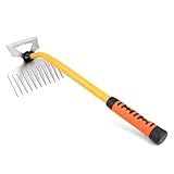 FLOWERUN Hand Unkrautstecher mit Ergonomischem Griff, Unkrauthacke mit 11...