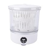 JTLB Tragbare Waschmaschine mit 6000-mAh-Akku, LED-Touchscreen,...