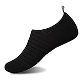 GOODSALEOK Wasserschuhe Herren Badeschuhe Damen Aquaschuhe BelüFtet...