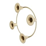 Cabilock Weihnachtlicher Adventskranz Kerzenhalter Ring aus Elegantem...
