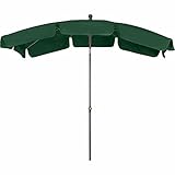 SIENA GARDEN Sonnenschirm TROPICO 210x140 cm grün