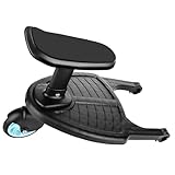 Trintion Buggy Board Trittbrett mit Sitz für Kinderwagen Rollbrett für...