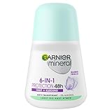 Garnier Roll-On Deo für Frauen, Deodorant mit frischem Duft und bis zu 48...