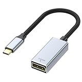 VMOJO USB C afu DisplayPort Adapter DP1.4 [8K@60Hz, 4K@144Hz 120Hz] Dynamic...