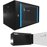 EXTRALINK Serverschrank 19 Zoll 6HE – Netzwerkschrank 600x450 mm zur...
